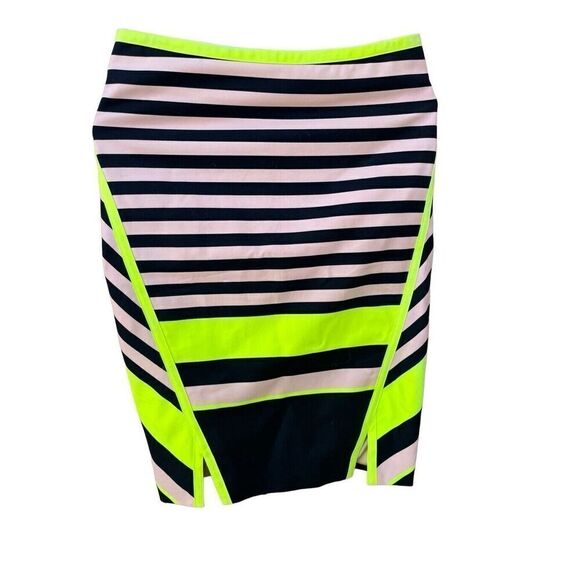 Ted Baker Candy Bar Striped Pencil Skirt Size 0 - Picture 5 of 14